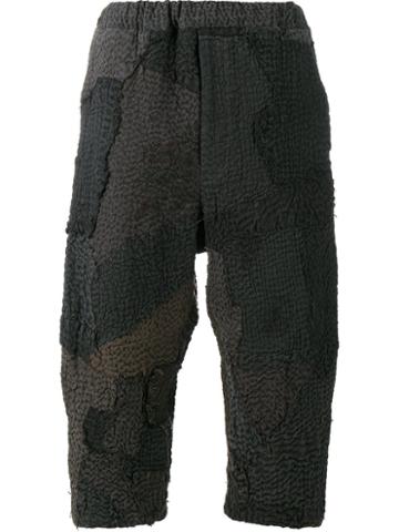 By Walid Embroidered Cropped Trousers