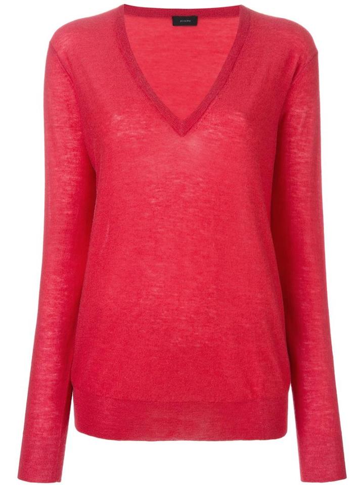 Joseph V-neck Jumper, Women's, Size: Xl, Cashmere