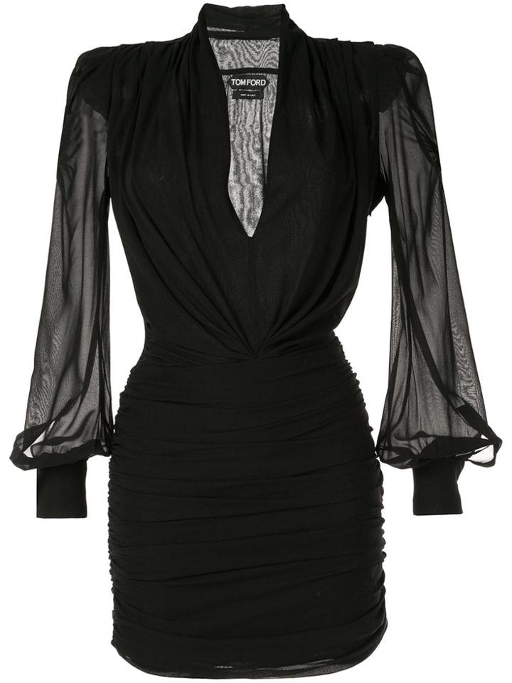 Tom Ford Fitted Mini Dress - Black