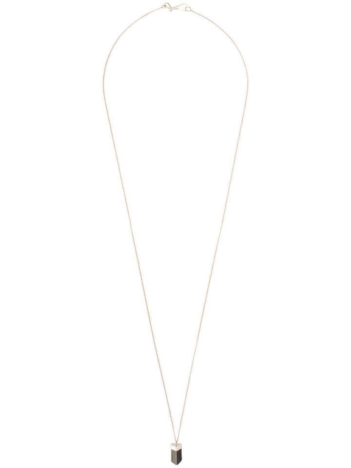 Melissa Joy Manning Tourmaline Pendant Necklace - Metallic