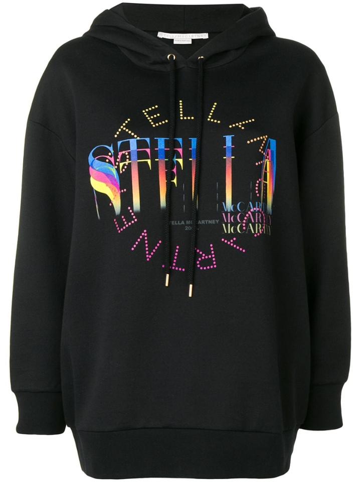 Stella Mccartney Logo Hoodie - Black