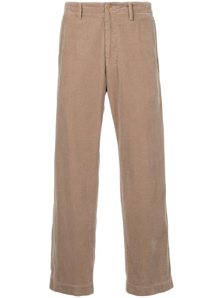 08sircus Wide Leg Cropped Pants - Brown