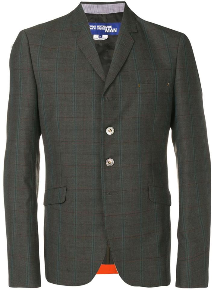 Junya Watanabe Man Plaid Blazer - Green