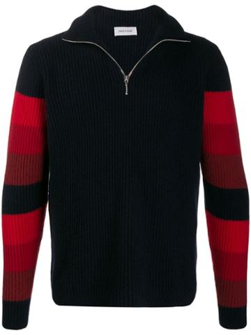 Ernest W. Baker Half Zip Jumper - Blue