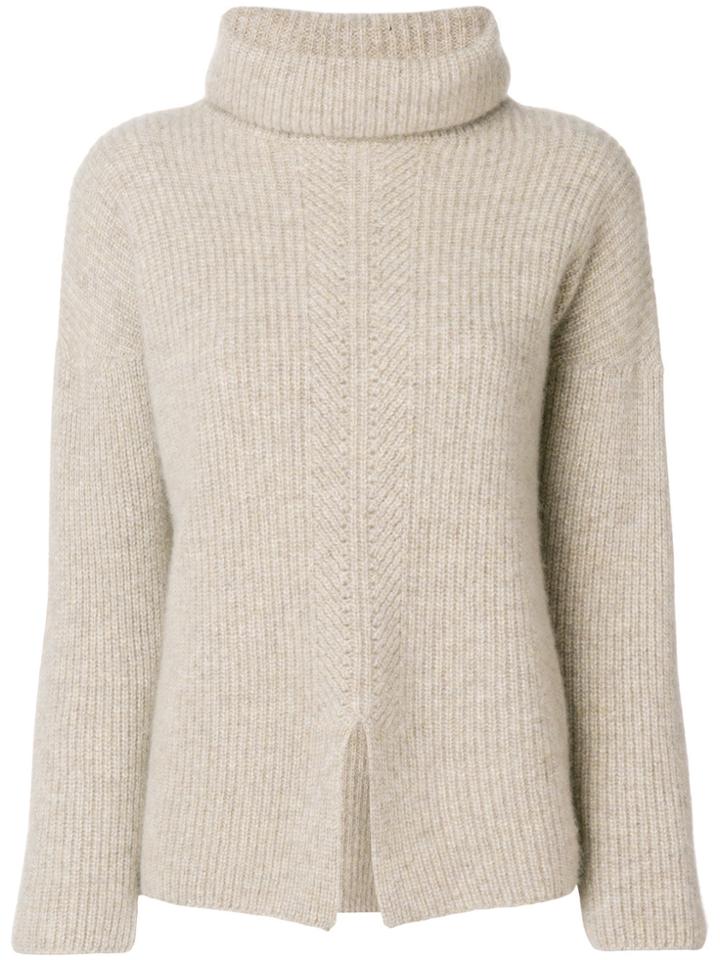 Borgo Asolo Front Slit Jumper - Brown