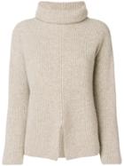 Borgo Asolo Front Slit Jumper - Brown