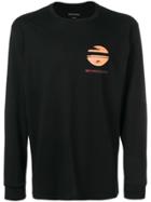 Maharishi Sun Print Longsleeved T-shirt - Black