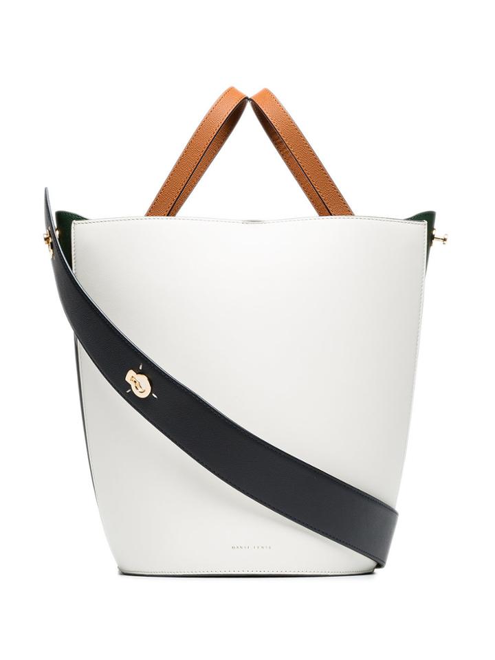 Danse Lente White Lorna Mini Leather Shoulder Bag