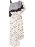Gaelle Bonheur Floral Print One Shoulder Dress - Multicolour