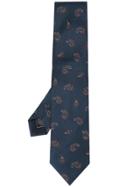 Brioni Paisley-print Tie - Blue