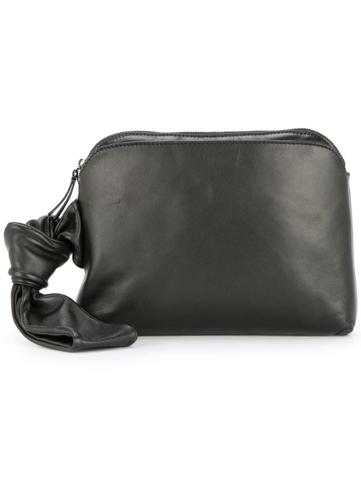 The Row Wristlet Clutch - Black