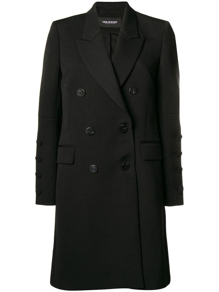 Neil Barrett Oversized Double-breasted Coat - Black