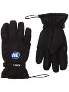 Ader Error Logo-appliqued Gloves - Black