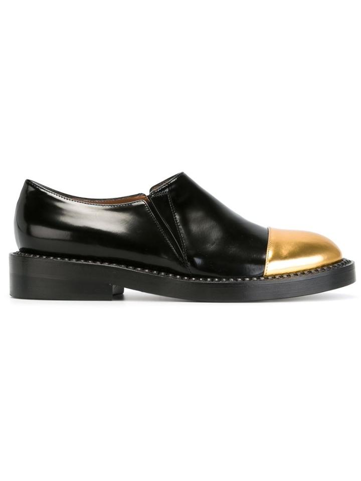 Marni Contrasted Toe Cap Slippers