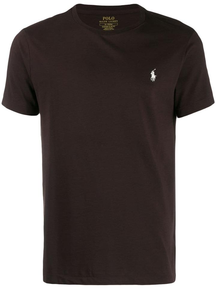 Polo Ralph Lauren Signature Embroidered Pony T-shirt - Brown