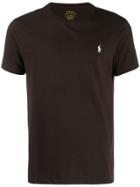 Polo Ralph Lauren Signature Embroidered Pony T-shirt - Brown