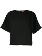 Des Prés Boat Neck T-shirt - Black