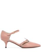 L'autre Chose Scalloped Detail Pumps - Pink