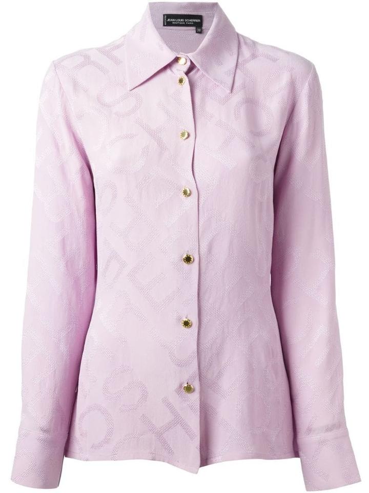 Jean Louis Scherrer Pre-owned Jacquard Shirt - Pink