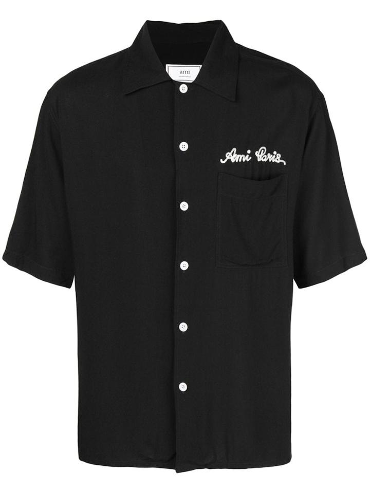 Ami Alexandre Mattiussi Camp Collar Shirt - Black