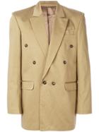 Martine Rose Double-breasted Blazer - Nude & Neutrals