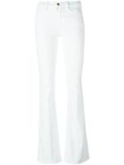 Frame Denim - Flared Jeans - Women - Cotton/polyester/spandex/elastane - 24, White, Cotton/polyester/spandex/elastane