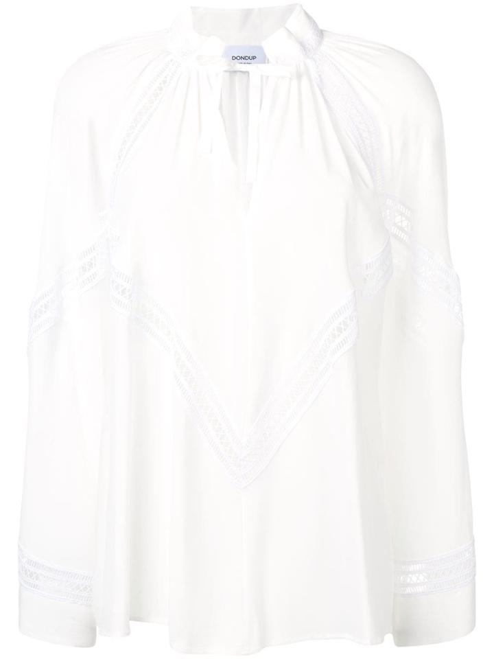 Dondup Perforated Detail Blouse - White