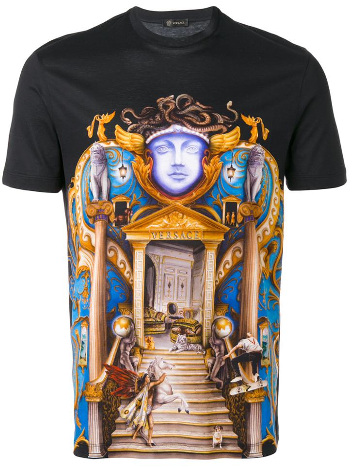 Versace Triptych Print T-shirt - Unavailable