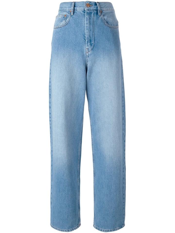 Isabel Marant Étoile 'corby' Slouchy Jeans, Women's, Size: 36, Blue, Cotton