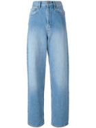Isabel Marant Étoile 'corby' Slouchy Jeans, Women's, Size: 36, Blue, Cotton