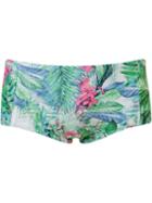 Lygia & Nanny Printed Swim Trunks, Women's, Size: 44, Green, Polyamide/spandex/elastane