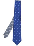 Canali Embroidered Tie - Blue