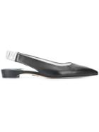Paul Andrew Slingback Ballerinas - Black