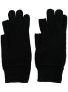 Rick Owens Cut-out Finger Gloves