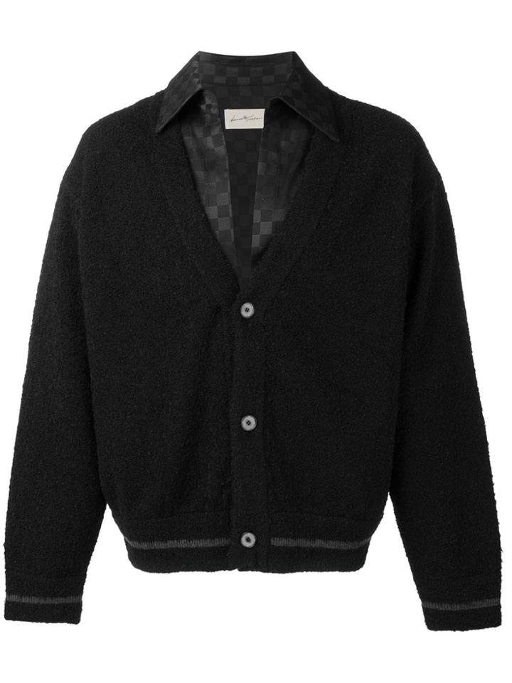 Ne. Sense Hybrid Shirt Cardigan Jacket - Black