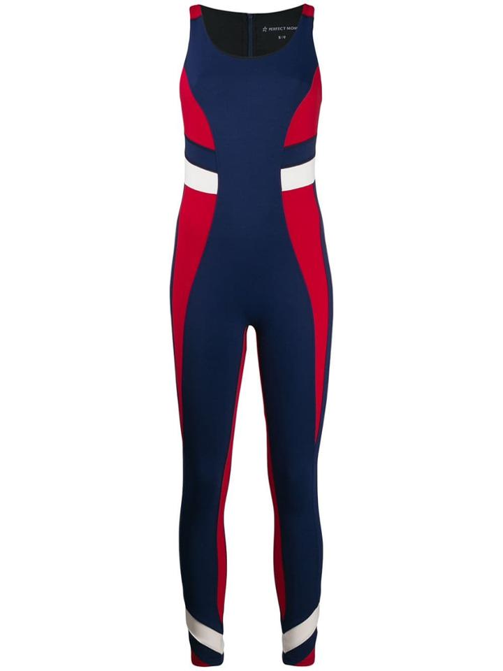 Perfect Moment Tignes Colour-block Jumpsuit - Blue