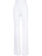 Cushnie Et Ochs Flared Trousers, Women's, Size: M, White, Viscose
