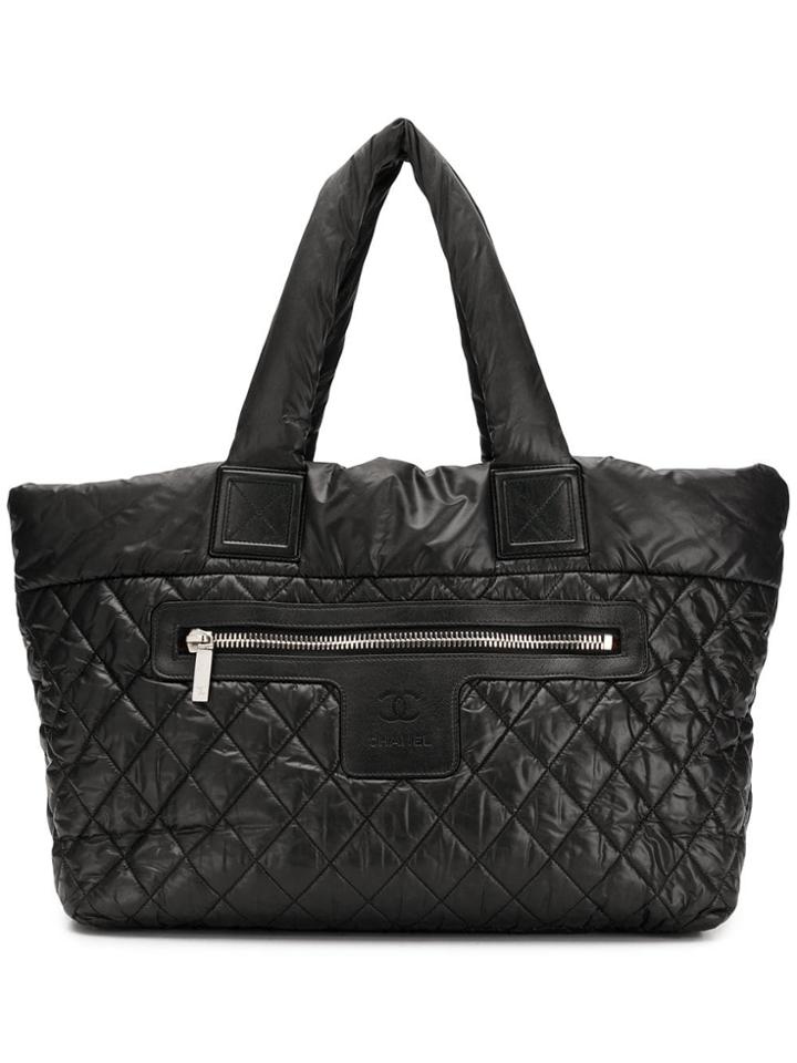 Chanel Vintage Cocoon Tote Bag - Black