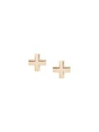 Givenchy Cross Magnetic Earrings, Women's, Metallic