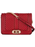 Rebecca Minkoff Quilted Crossbody Bag, Red, Polyester/cupro/leather
