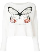 Golden Goose Deluxe Brand Pearlescent Butterfly Sweatshirt - White