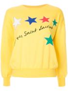Yves Saint Laurent Vintage Star Logo Sweater - Yellow & Orange