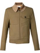 Maison Margiela Multi-pocket Jacket, Men's, Size: 48, Green, Ramie/polyamide/virgin Wool