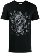 Alexander Mcqueen Skull And Screws Print T-shirt - Black