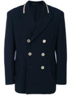 Yohji Yamamoto Vintage Double-breasted Blazer - Blue