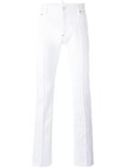 Dsquared2 Richard Piped Seam Jeans, Men's, Size: 46, White, Cotton/spandex/elastane