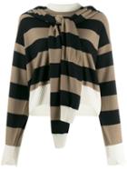 Sonia Rykiel Layered Striped Sweater - Black