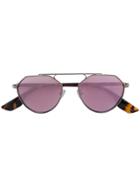 Mcq By Alexander Mcqueen Eyewear Round Framed Sunglasses - Grey