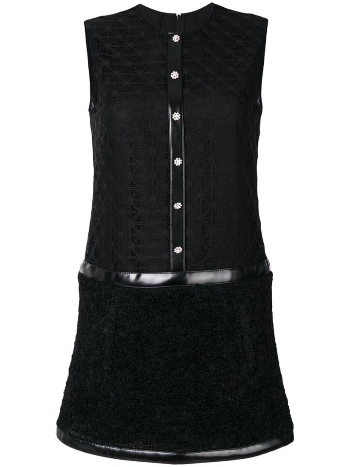 Philosophy Di Lorenzo Serafini Button Up Sleeveless Short Dress -