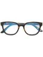 Cartier Rectangle Frame Glasses - Brown